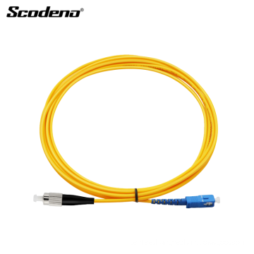 Scodeno Simplex and Duplex SC-FC Network Fiber Optic Patch Cord for Data Communication